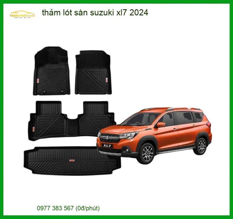 Thảm Lót Sàn Suzuki XL7 2024 - Địa Chỉ Lắp Đặt Chính Hãng Uy Tín TPHCM