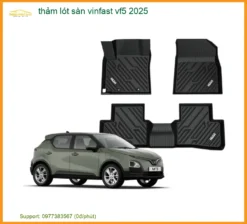 Thảm Lót Sàn VinFast VF5 2025 - Trung Tâm Lắp Đặt Chính Hãng TPHCM