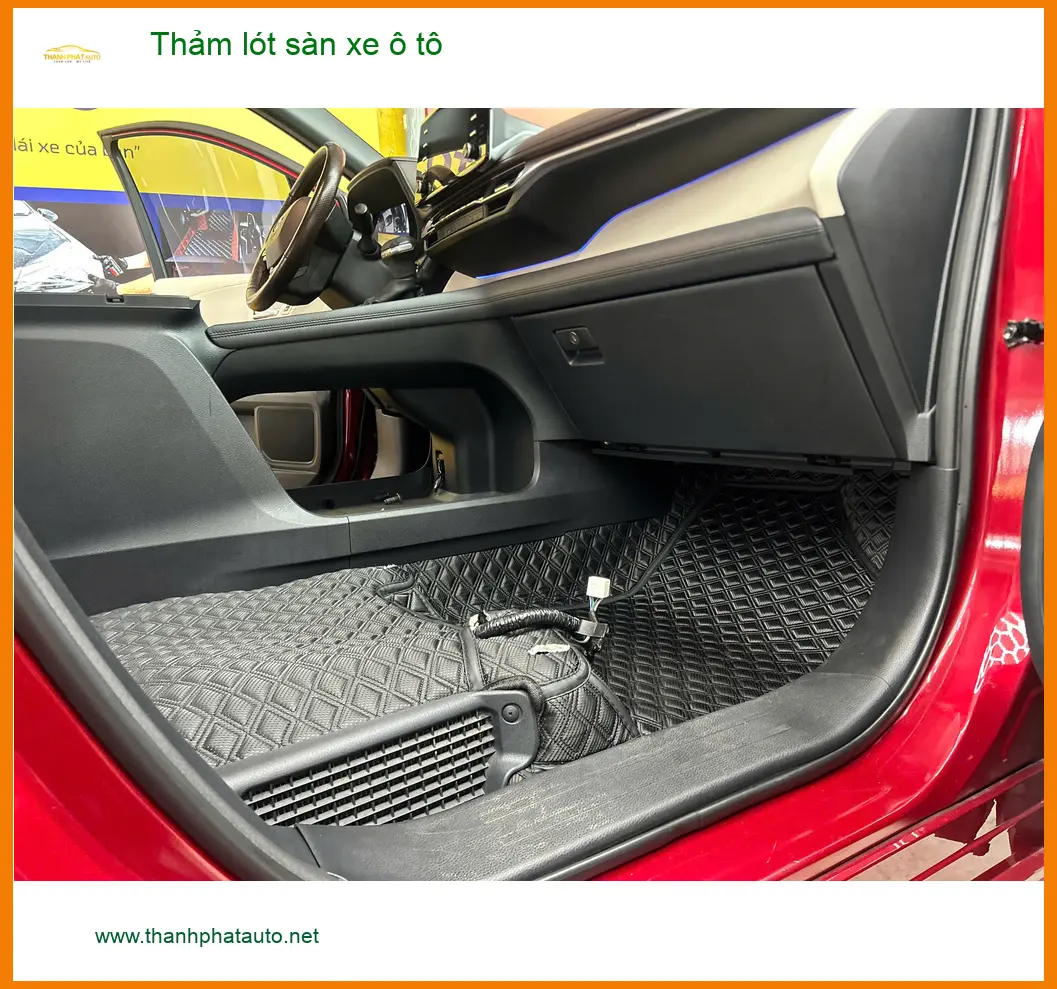Anh Khang thay thảm lót sàn xe ô tô Hyundai Creta tại Hóc Môn ảnh thực tế 3