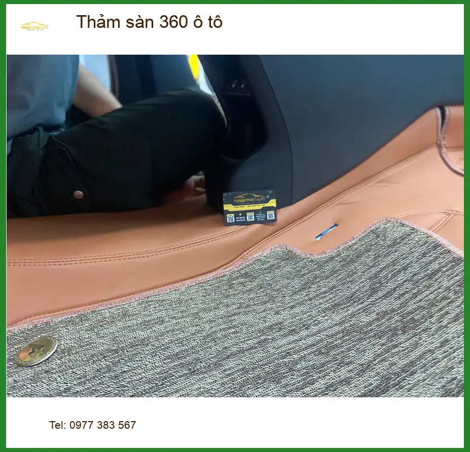 Anh Văn Kiên lắp Thảm sàn 360 ô tô cho VinFast Lux A2.0 tại Quận 4 ảnh thực tế 5
