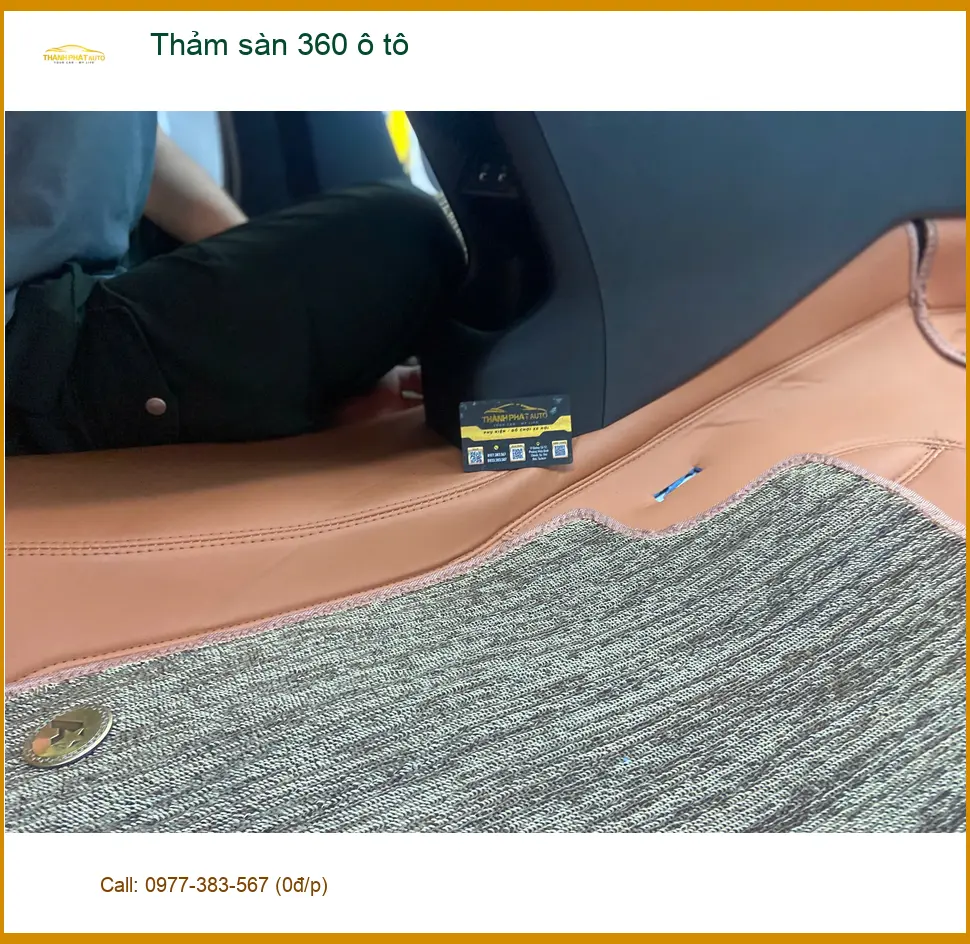 Anh Tấn lắp thảm sàn 360 ô tô cho Hyundai Creta tại Quận 2 để bảo vệ sàn xe tối ưu ảnh thực tế 4