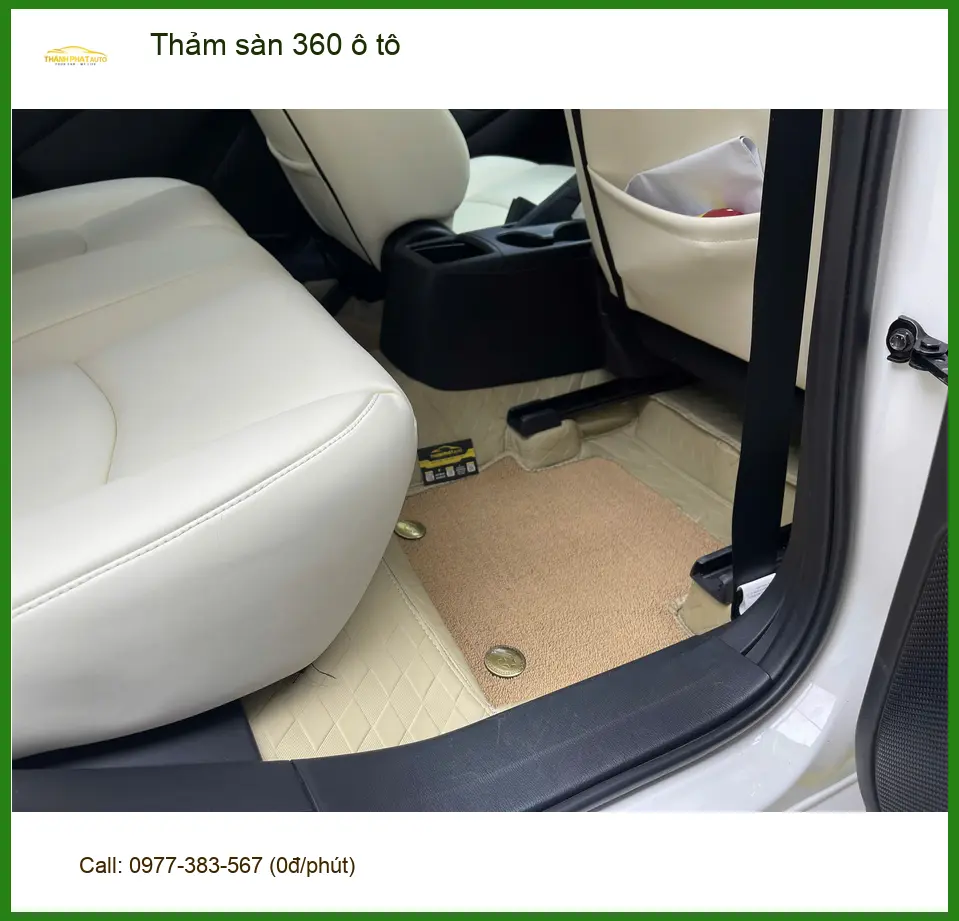 Chị Thảo lắp thảm sàn 360 ô tô cho VinFast Lux A2.0 tại Quận 6 để nội thất luôn sạch đẹp