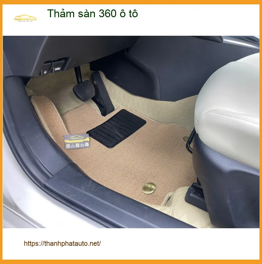 Anh Bách lắp thảm sàn 360 ô tô Hyundai Kona Quận 7 để nội thất luôn sạch đẹp ảnh thực tế 3