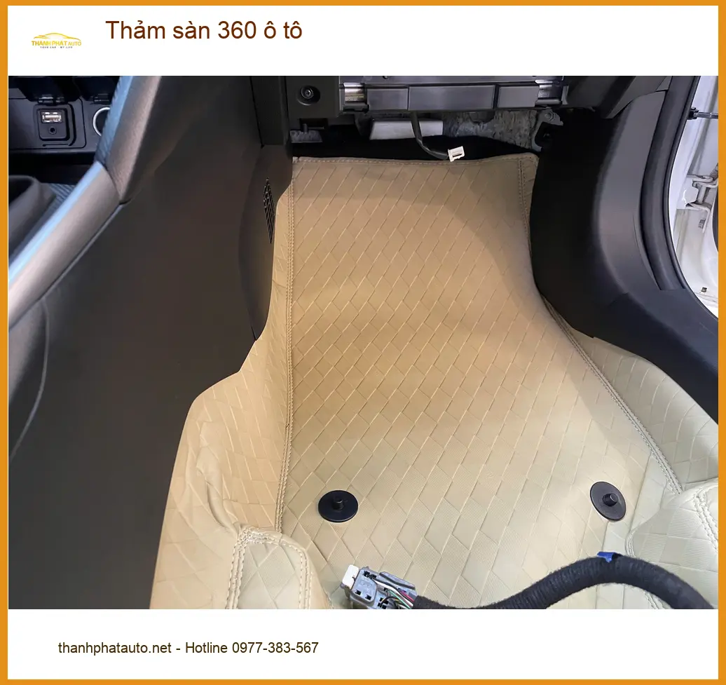Anh Bách lắp thảm sàn 360 ô tô Hyundai Kona Quận 7 để nội thất luôn sạch đẹp ảnh thực tế 4
