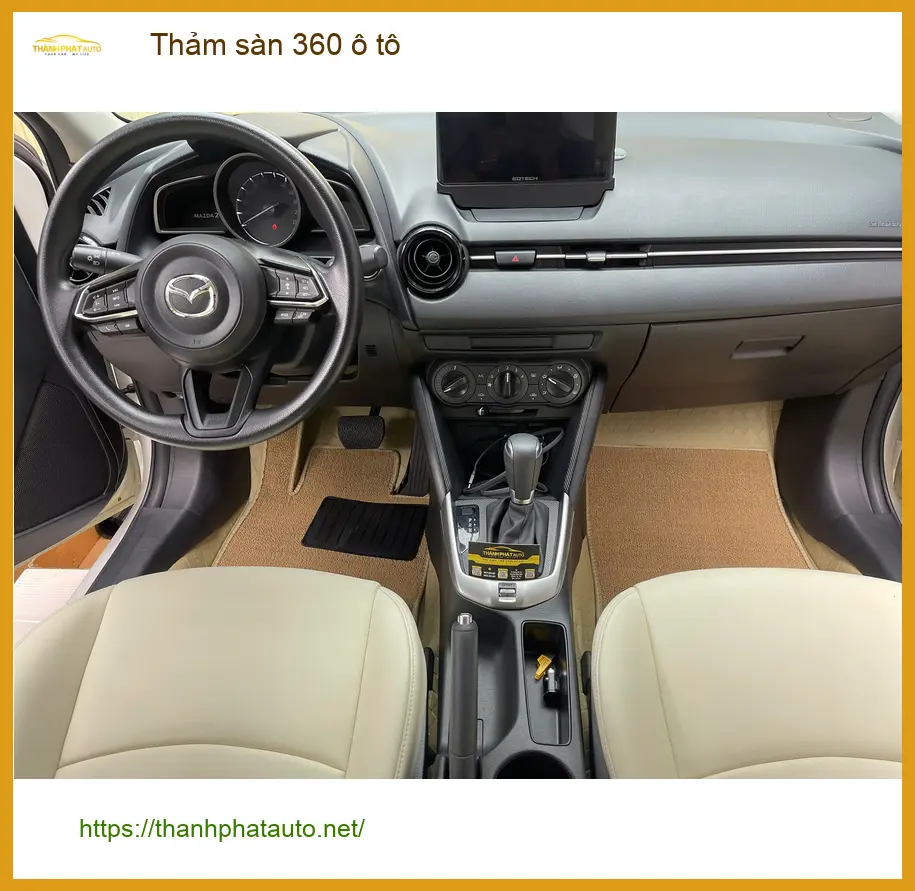 Anh Minh lắp thảm sàn 360 cho Hyundai Accent tại Củ Chi để xe luôn sạch ảnh thực tế 5