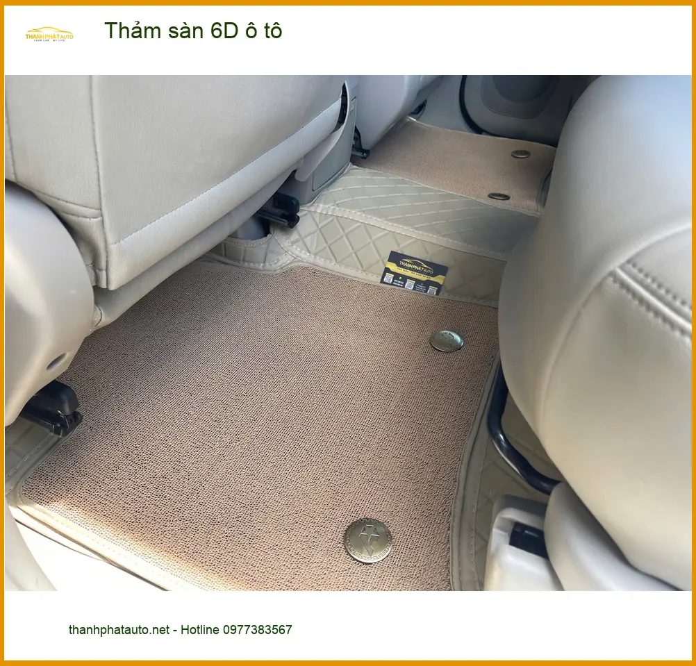Chị Mai lắp thảm sàn 6D ô tô cho Mazda CX-5 tại Quận 2 để xe luôn sạch sẽ và sang trọng ảnh thực tế 5