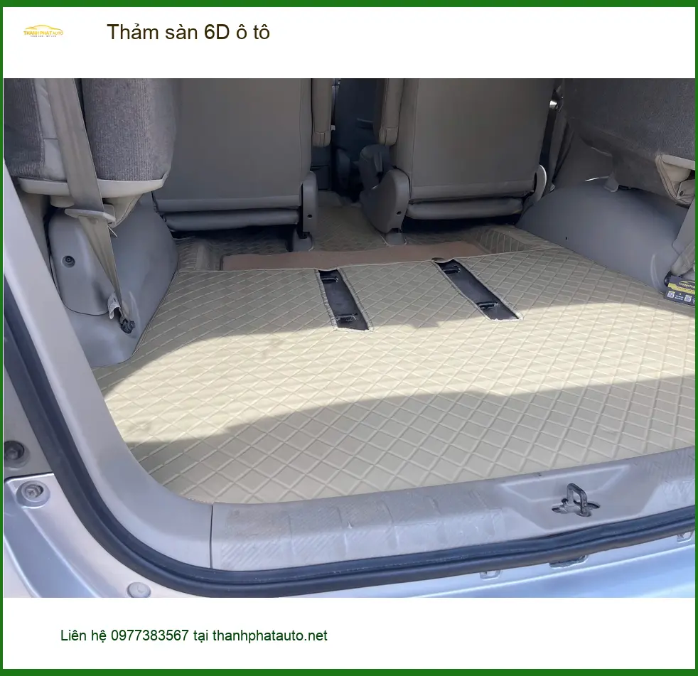 Anh Khải Hyundai Creta lắp thảm sàn 6D ô tô tại Quận Tân Bình vì thảm cũ bạc màu
