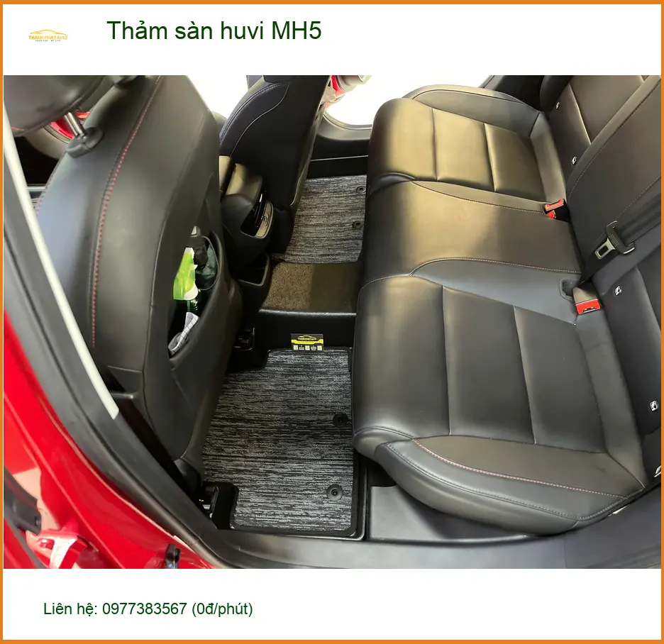 Anh Tấn lắp thảm sàn huvi MH5 cho Hyundai Accent tại Quận 12 để làm mới không gian xe ảnh thực tế 3