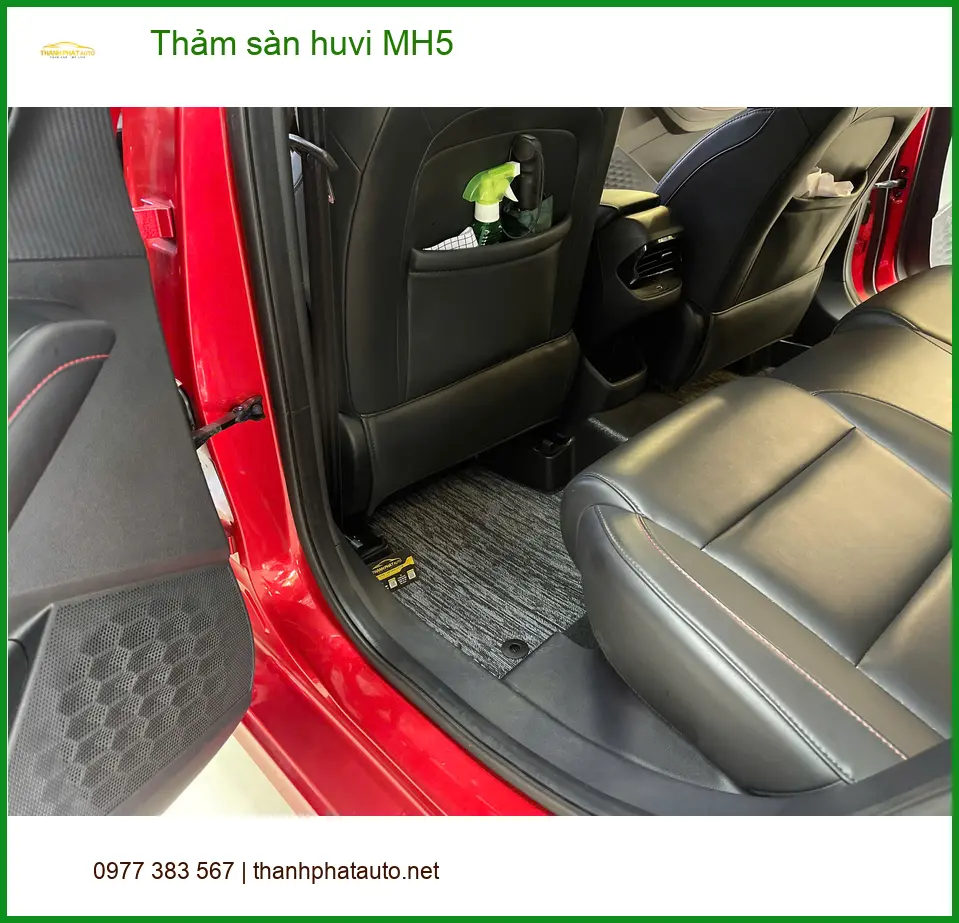 Anh Tấn lắp thảm sàn huvi MH5 cho Hyundai Accent tại Quận 12 để làm mới không gian xe ảnh thực tế 4