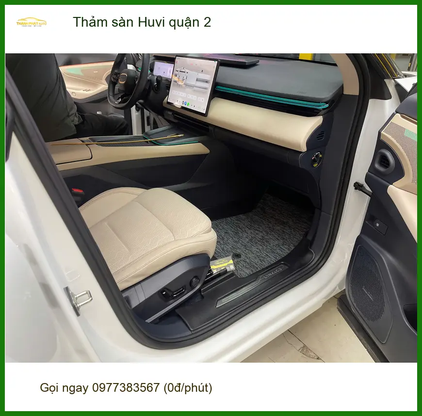 Địa Chỉ Lắp Đặt Thảm Lót Sàn Ô Tô sàn Huvi quận 2 - Lắp Đặt Uy Tín TPHCM ảnh thực tế 2