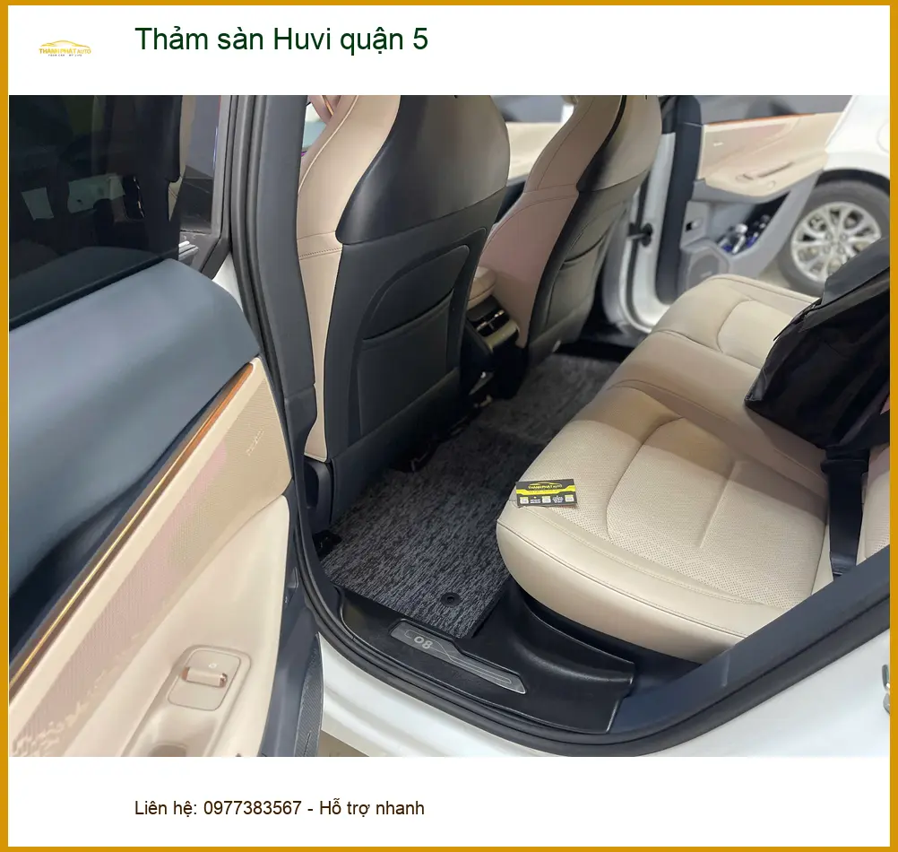 Trung Tâm Lắp Đặt Thảm Lót Sàn Ô Tô sàn Huvi quận 5 - Thi Công Chuyên Nghiệp ảnh thực tế 3