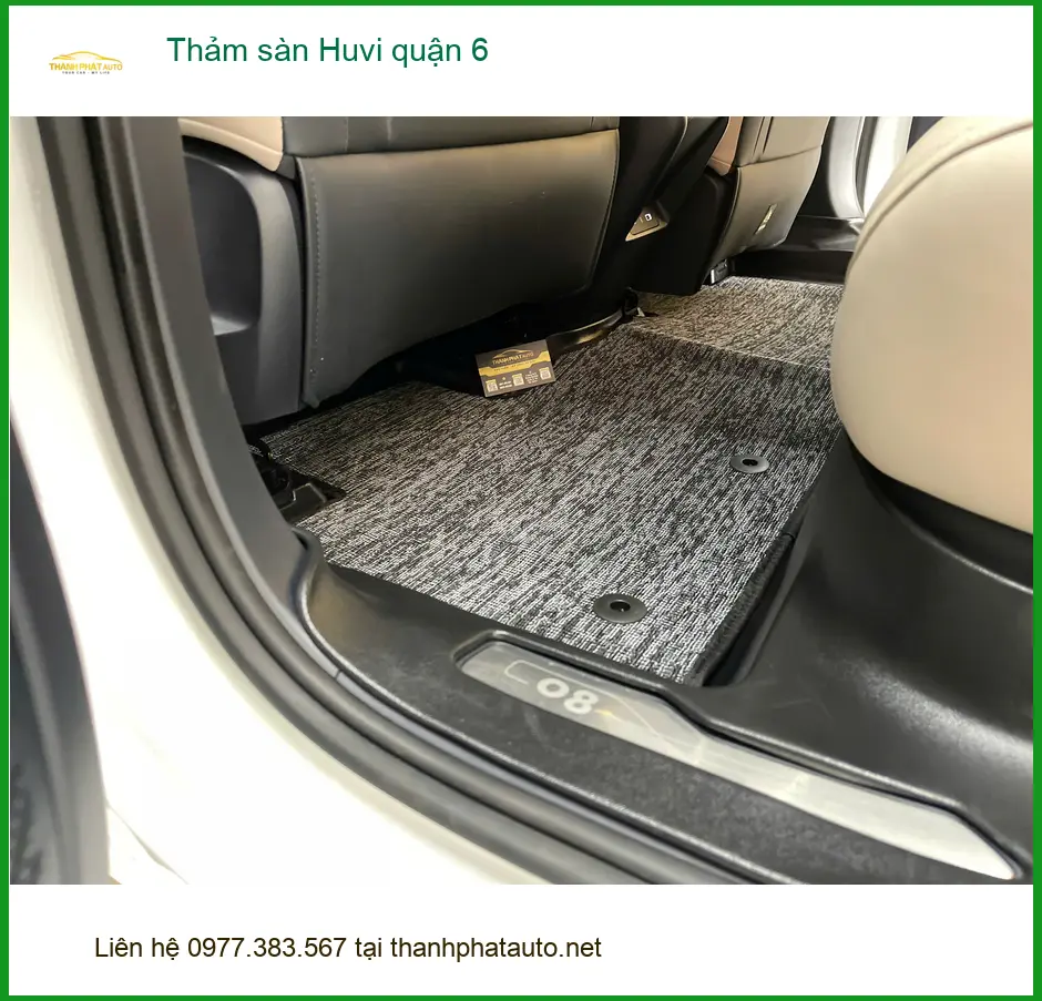 Dịch Vụ Lắp Đặt Thảm Lót Sàn Ô Tô sàn Huvi quận 6 - Lắp Đặt Uy Tín TPHCM ảnh thực tế 2