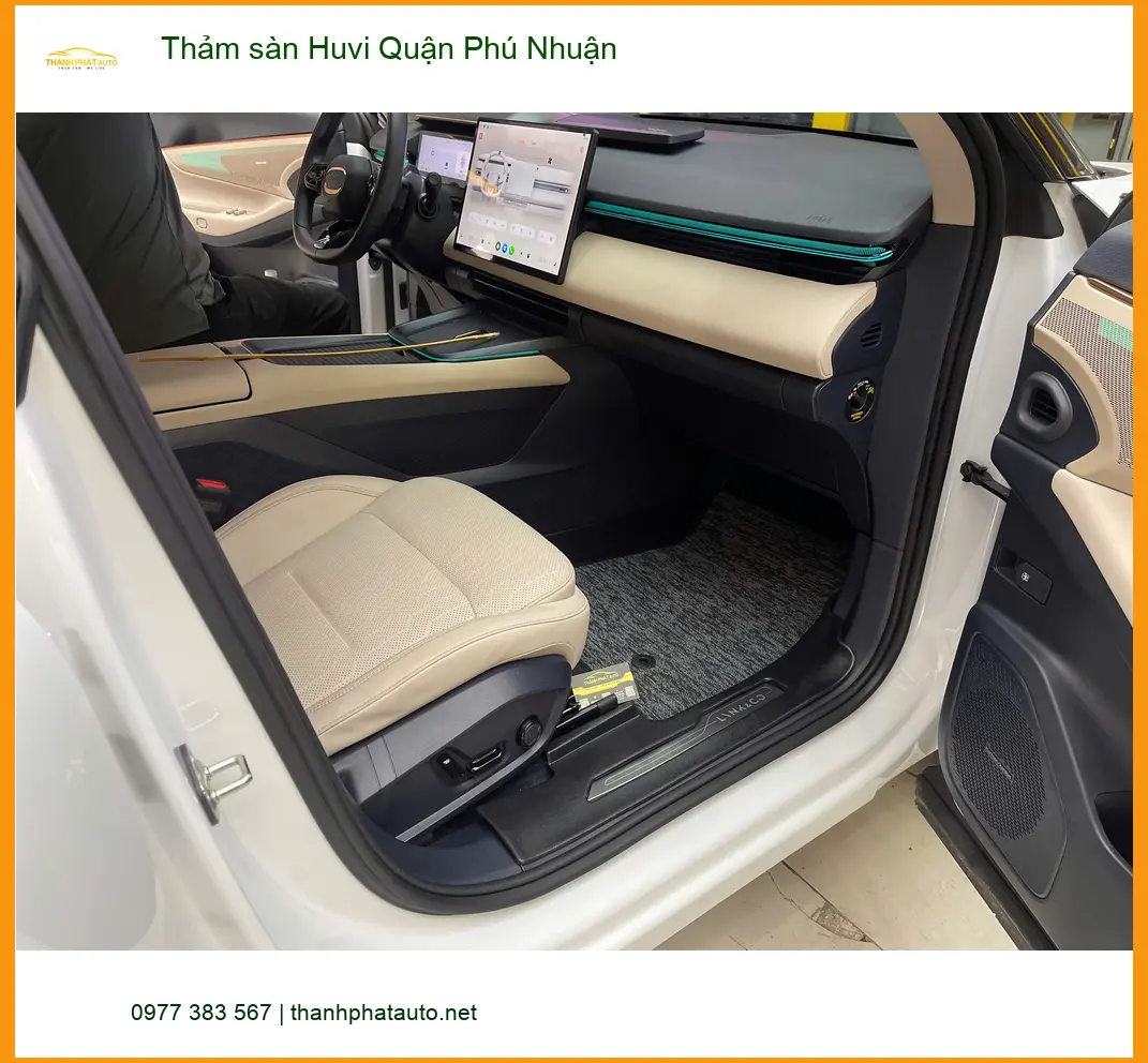 Dịch Vụ May Thảm Lót Sàn Ô Tô sàn Huvi Quận Phú Nhuận - Giá Tốt TPHCM ảnh thực tế 3