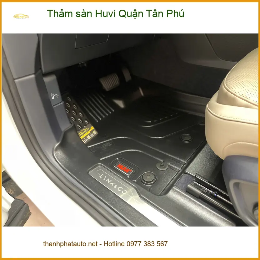 Địa Chỉ Lắp Thảm Lót Sàn Ô Tô sàn Huvi Quận Tân Phú - Giá Tốt TPHCM ảnh thực tế 3