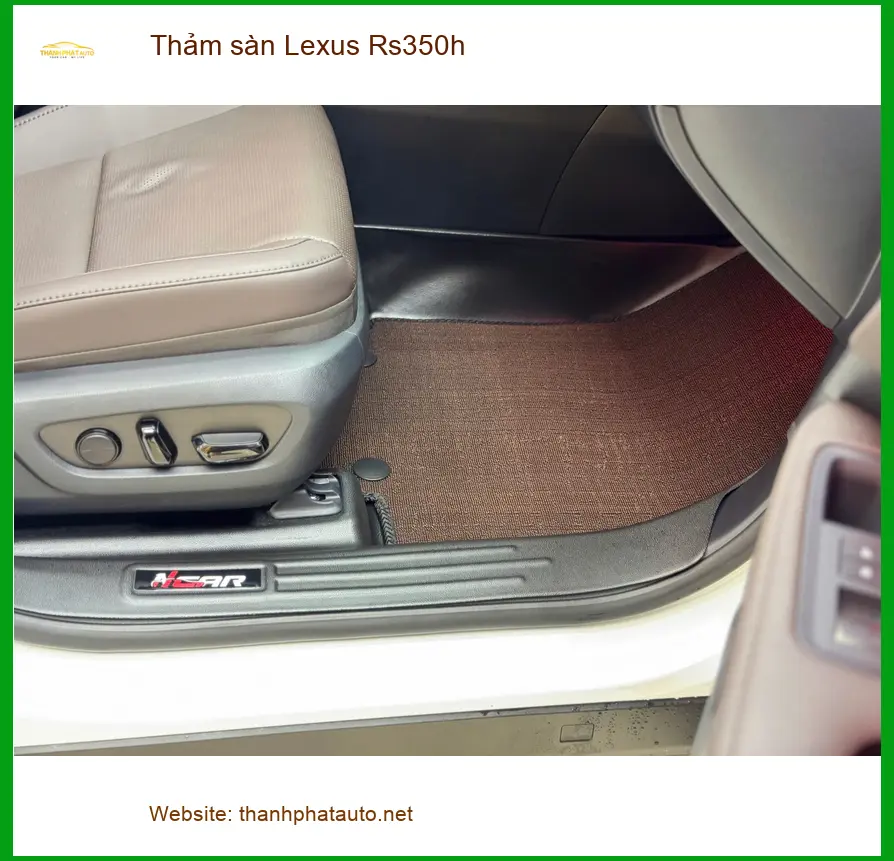 Anh Đức An lắp thảm sàn Lexus Rs350h tại Quận Bình Thạnh để nội thất luôn sạch đẹp ảnh thực tế 3