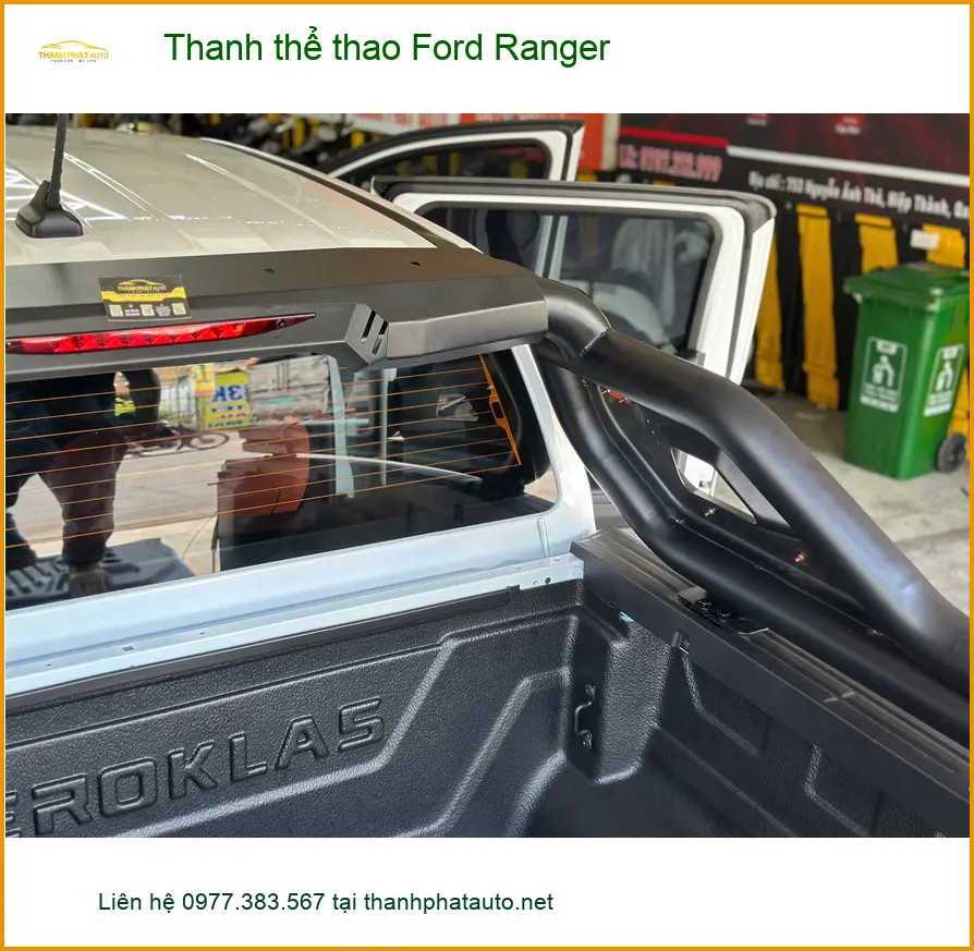 Anh Minh lắp thanh thể thao Ford Ranger tại Nhà Bè để xe mạnh mẽ hơn ảnh thực tế 3