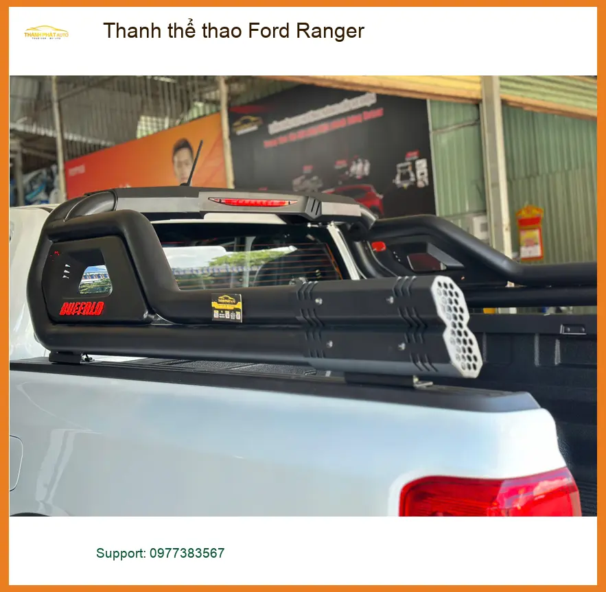 Anh Minh lắp thanh thể thao Ford Ranger tại Nhà Bè để xe mạnh mẽ hơn ảnh thực tế 4