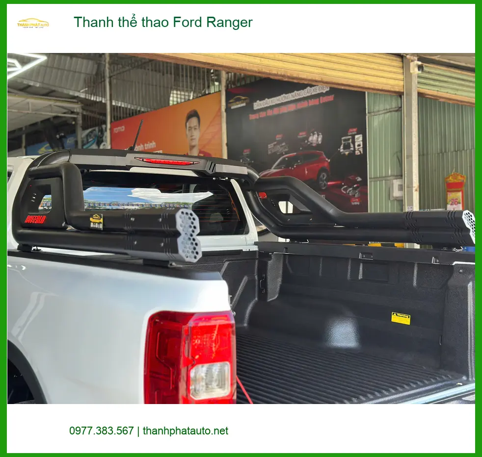 Anh Minh lắp thanh thể thao Ford Ranger tại Nhà Bè để xe mạnh mẽ hơn ảnh thực tế 5