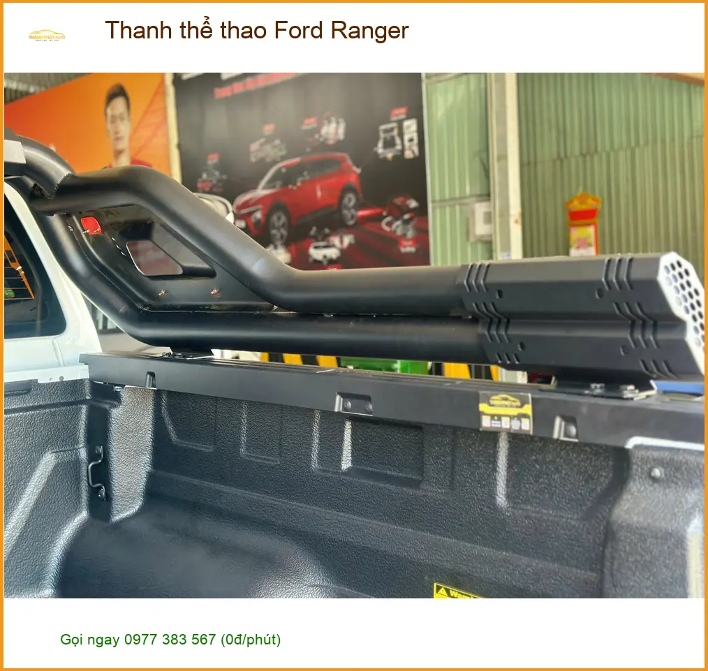Anh Kiên lắp thanh thể thao Ford Ranger tại Quận Thủ Đức tăng vẻ mạnh mẽ