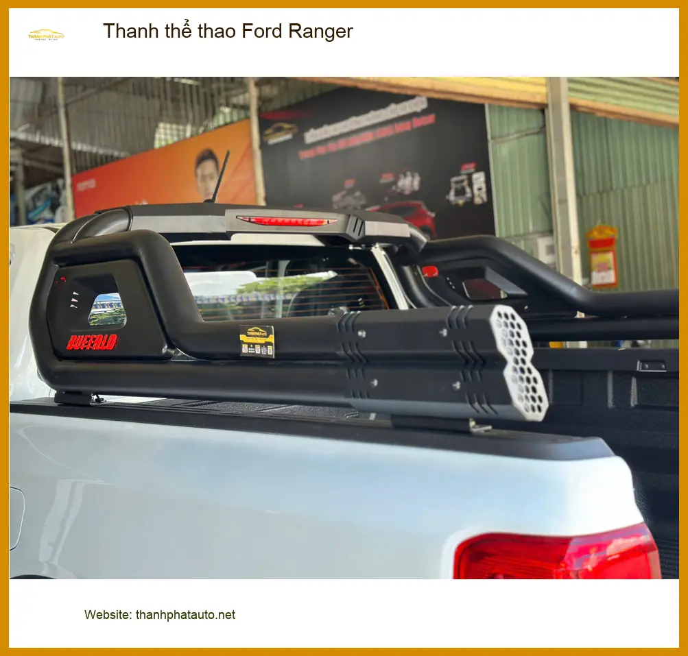 Anh Kiên lắp thanh thể thao Ford Ranger tại Quận Thủ Đức tăng vẻ mạnh mẽ ảnh thực tế 3