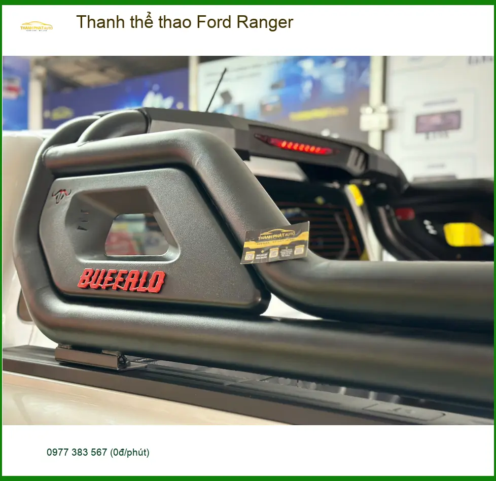 Anh Minh lắp Thanh thể thao Ford Ranger tại Quận Gò Vấp để chuyến đi dã ngoại thêm an toàn ảnh thực tế 2