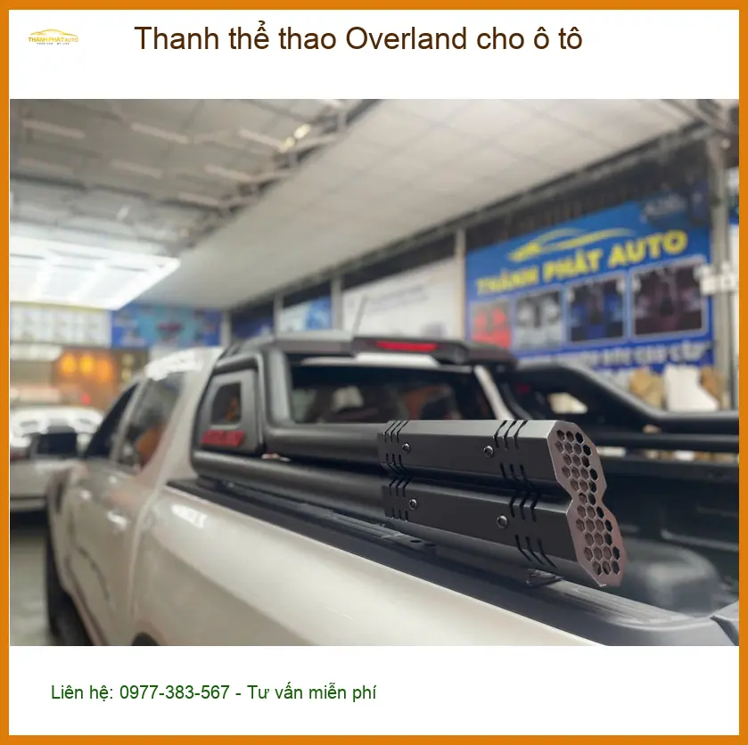 Cô Mai gắn thanh thể thao Overland cho Mitsubishi Triton ở Quận Thủ Đức
