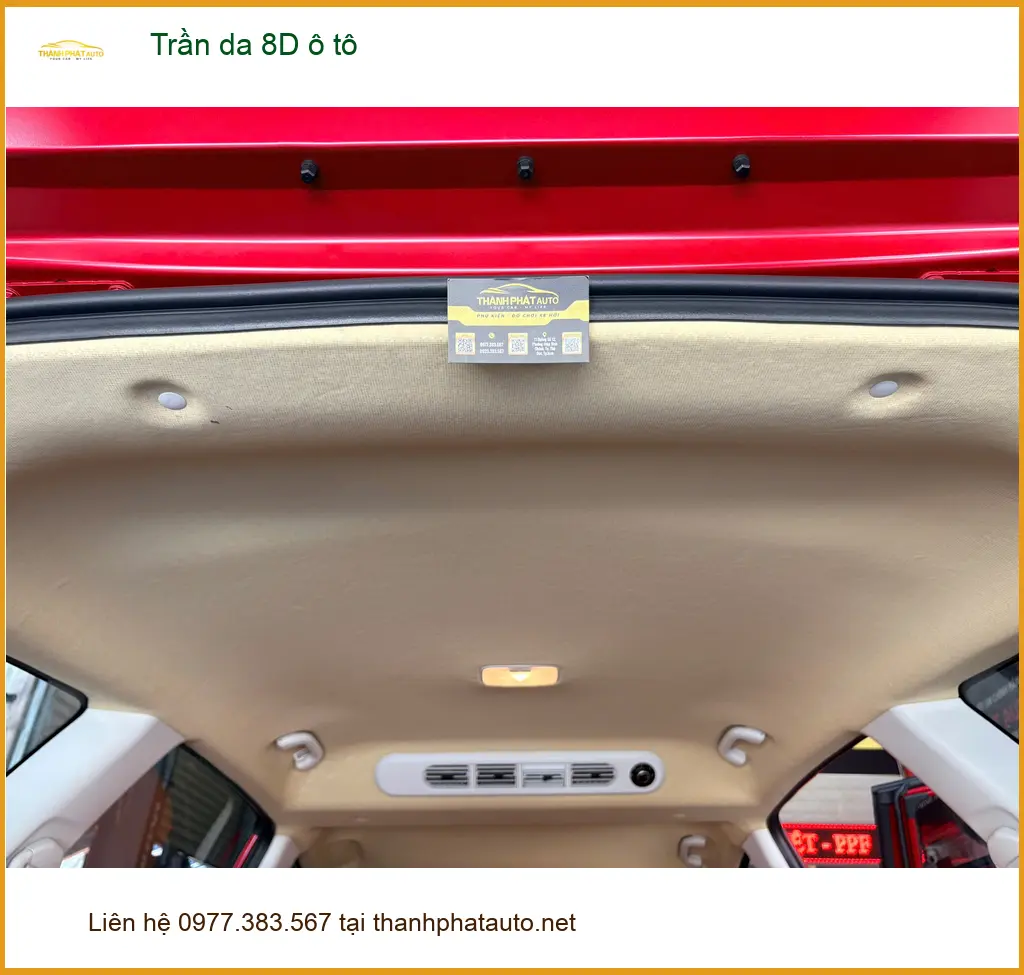 Anh Long bọc trần da 8D ô tô Honda CRV tại Quận Thủ Đức