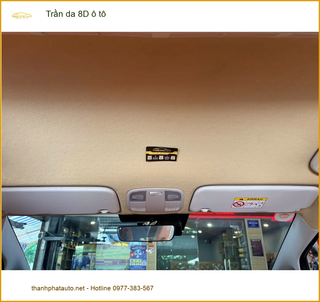 Anh Long bọc trần da 8D ô tô Honda CRV tại Quận Thủ Đức ảnh thực tế 2