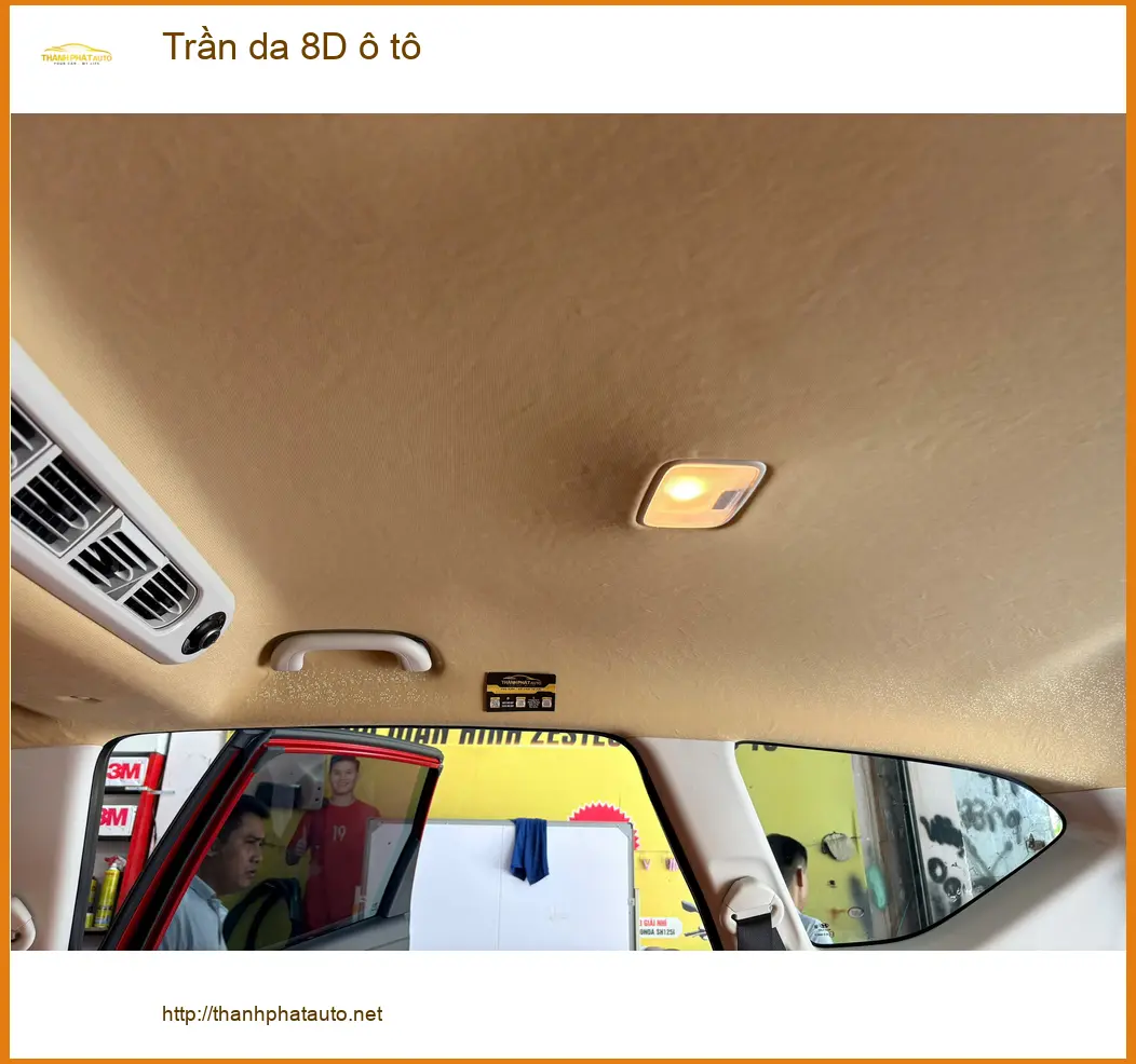 Anh Long bọc trần da 8D ô tô Honda CRV tại Quận Thủ Đức ảnh thực tế 3