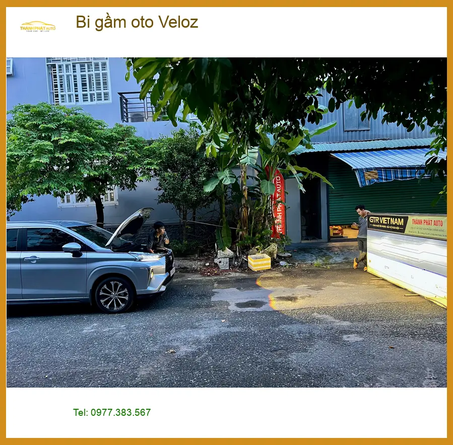 Anh Cường độ bi gầm cho Toyota Veloz tại Thủ Đức vì đèn zin yếu ảnh thực tế 2