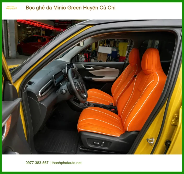 Địa Chỉ May Ghế Da Minio Green Huyện Củ Chi - Thi Công Chuyên Nghiệp