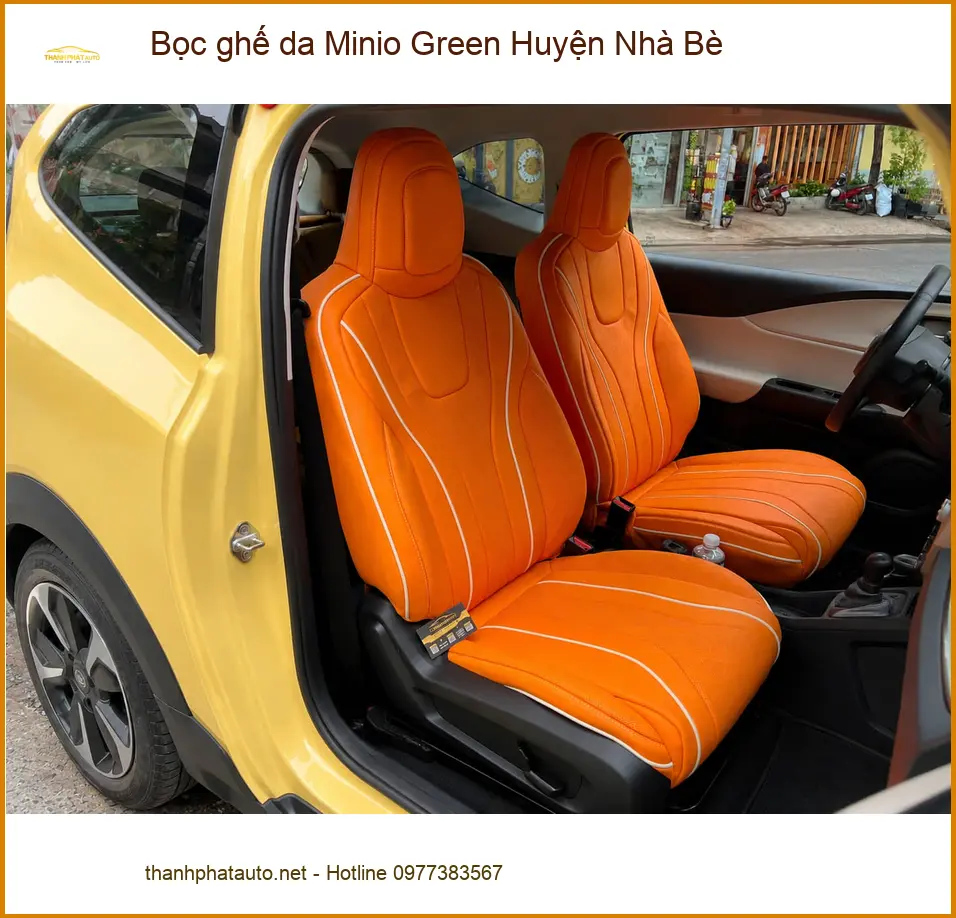 Cửa Hàng Bọc Ghế Da Minio Green Tại Huyện Nhà Bè - Thi Công Chuyên Nghiệp