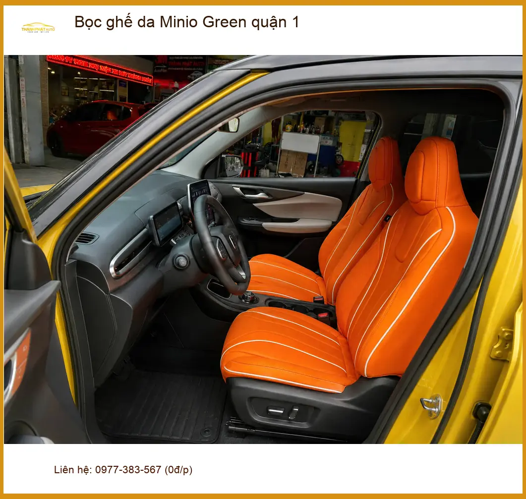 Cửa Hàng Bọc Ghế Da ghế da Minio Green quận 1 - Thi Công Chuyên Nghiệp ảnh thực tế 2