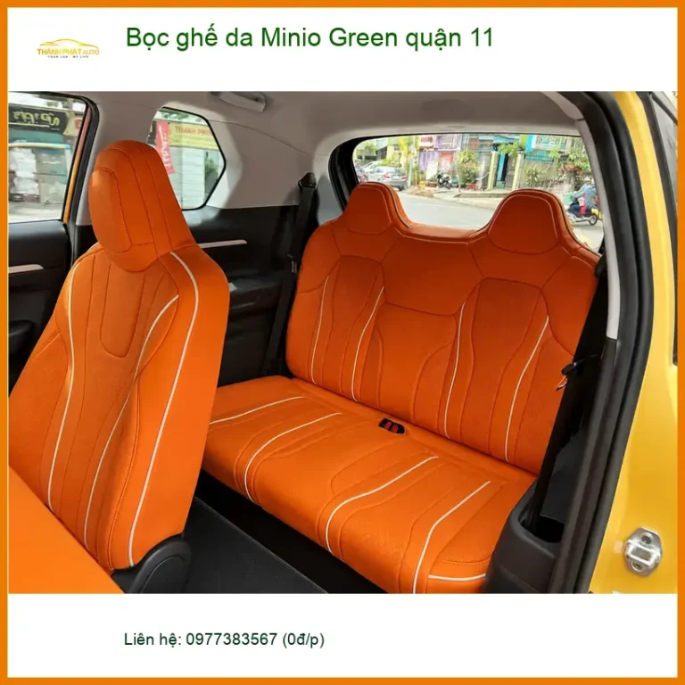Trung Tâm May Bọc Ghế Da ghế da Minio Green quận 11 - Thi Công Chuyên Nghiệp
