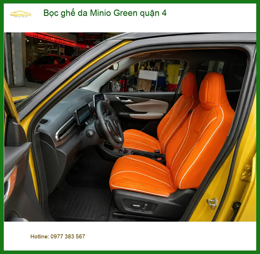 Dịch Vụ May Bọc Ghế Da ghế da Minio Green quận 4 - Giá Tốt TPHCM