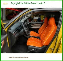 Trung Tâm Bọc Ghế Da ghế da Minio Green quận 5 - Thi Công Chuyên Nghiệp