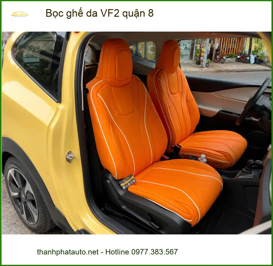Cửa Hàng May Bọc Ghế Da ghế da VF2 quận 8 - Thi Công Chuyên Nghiệp ảnh thực tế 2