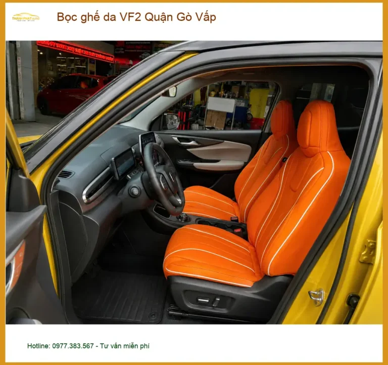 Cửa Hàng May Bọc Ghế Da ghế da VF2 Quận Gò Vấp - Thi Công Chuyên Nghiệp