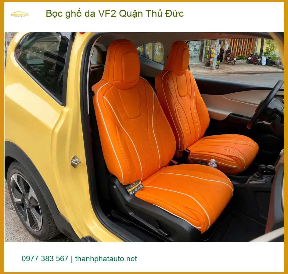 Cửa Hàng Thi Công Bọc Ghế Da ghế da VF2 Quận Thủ Đức - Thi Công Chuyên Nghiệp