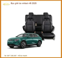 Bọc Ghế Da Vinfast VF8 2025 - Trung Tâm Lắp Đặt Chính Hãng TPHCM