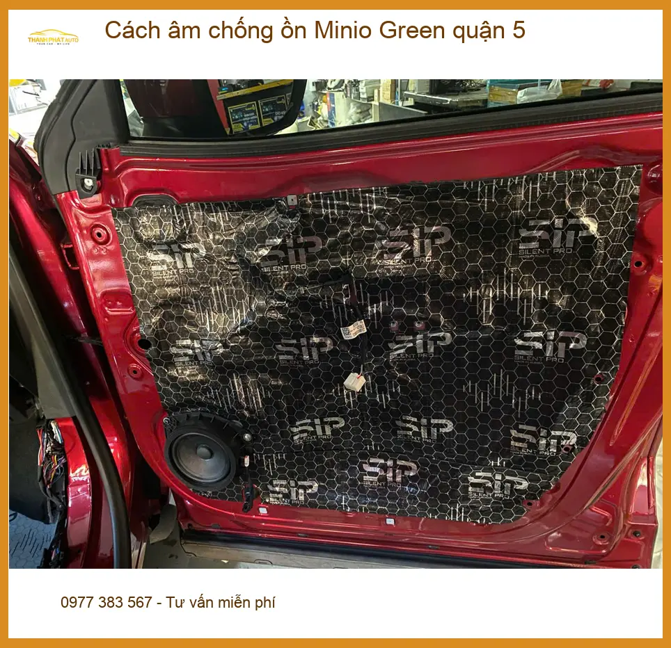Nơi Lắp Cách Âm Chống Ồn Ô Tô âm chống ồn Minio Green quận 5 - Giá Tốt TPHCM ảnh thực tế 2