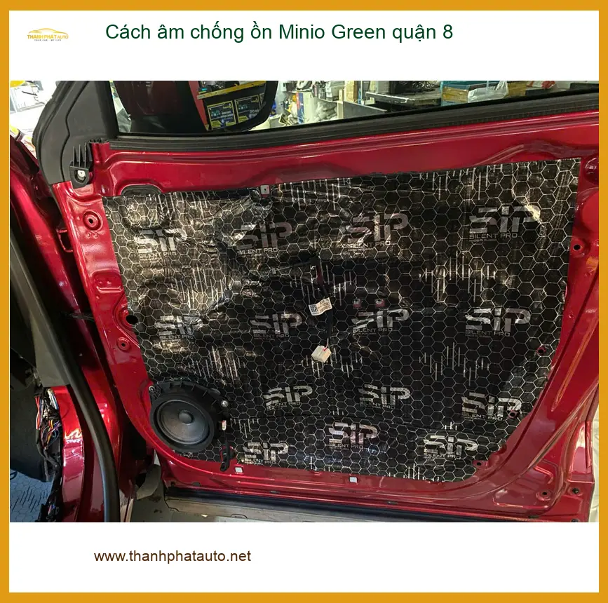 Nơi Thi Công Cách Âm Chống Ồn Ô Tô Minio Green quận 8 - Giá Tốt TPHCM ảnh thực tế 2