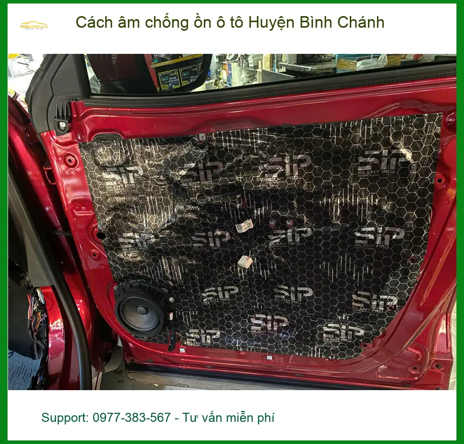 Dịch Vụ Thi Công Cách Âm Chống Ồn Ô Tô Tại Huyện Bình Chánh - Giá Tốt TPHCM ảnh thực tế 3