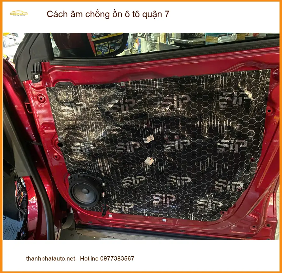 Dịch Vụ Thi Công Cách Âm Chống Ồn Ô Tô Tại Quận 7 - Thi Công Chuyên Nghiệp ảnh thực tế 2