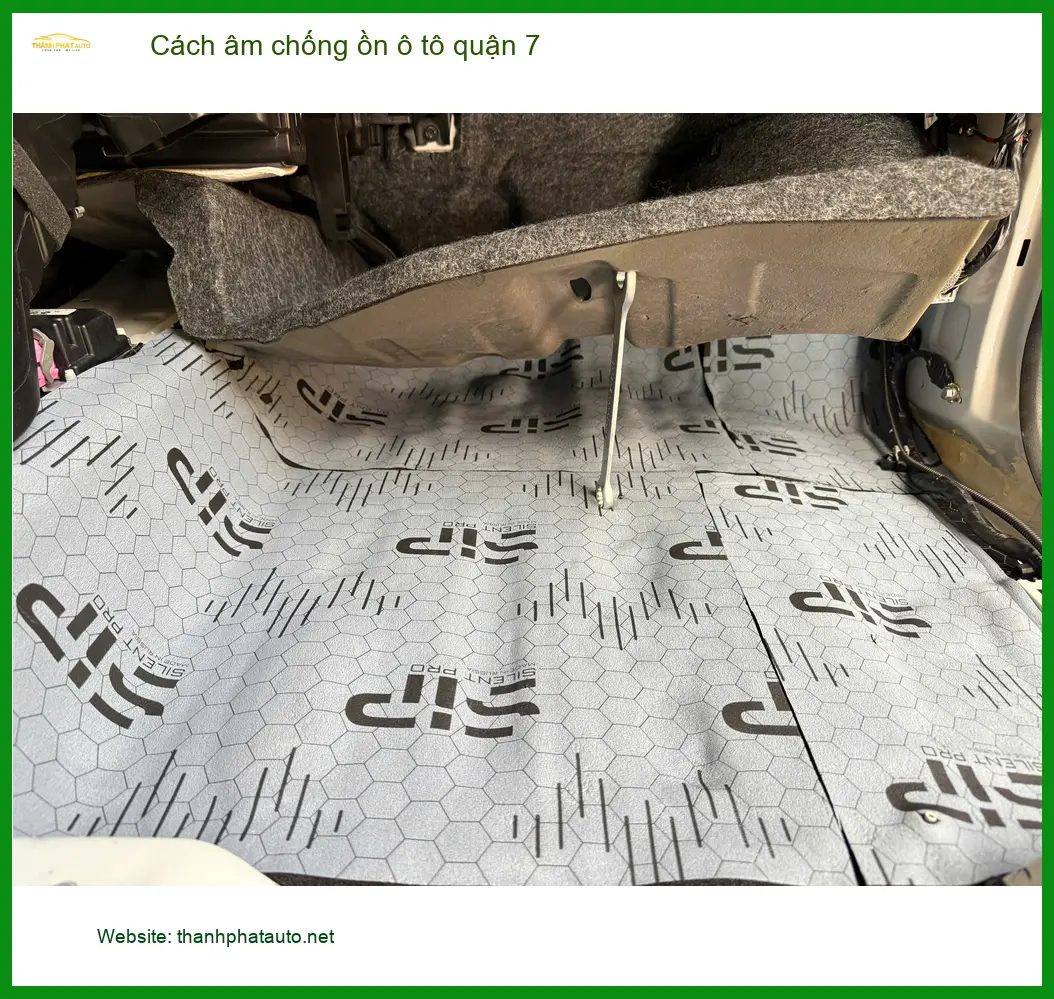 Dịch Vụ Thi Công Cách Âm Chống Ồn Ô Tô Tại Quận 7 - Thi Công Chuyên Nghiệp ảnh thực tế 3