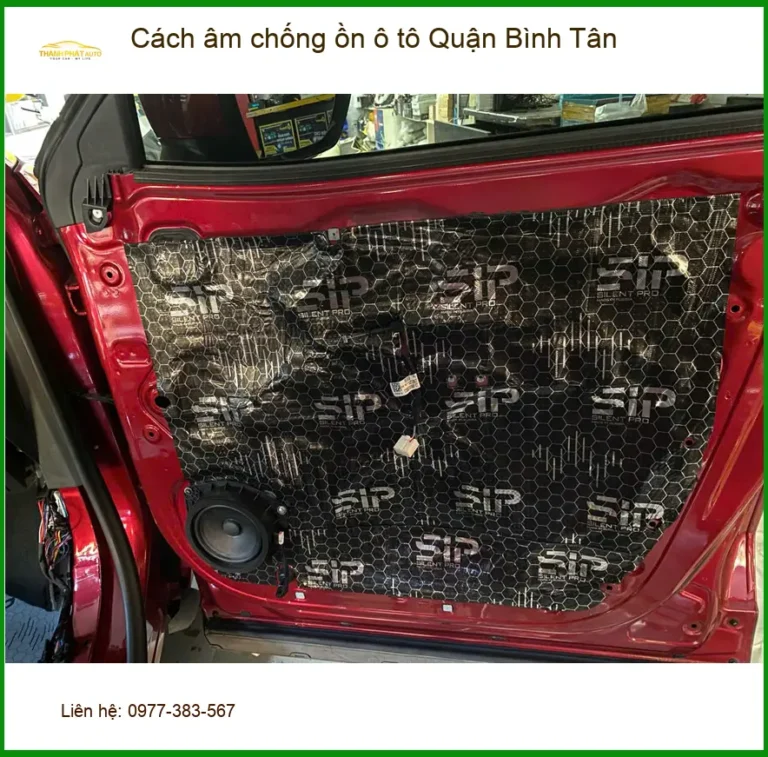 Dịch Vụ Thi Công Cách Âm Chống Ồn Ô Tô Quận Bình Tân - Thi Công Chuyên Nghiệp