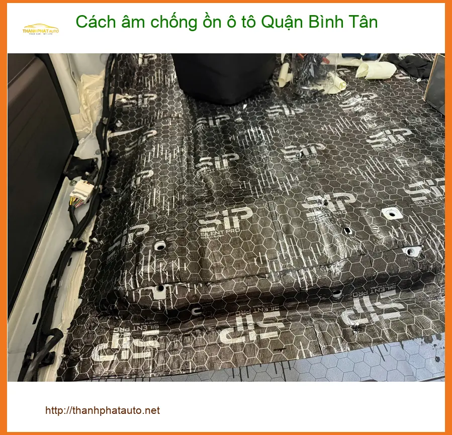Dịch Vụ Thi Công Cách Âm Chống Ồn Ô Tô Quận Bình Tân - Thi Công Chuyên Nghiệp ảnh thực tế 3