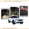 Cách âm chống ồn Peugeot 3008 2026 - Địa Chỉ Lắp Đặt Uy Tín TPHCM