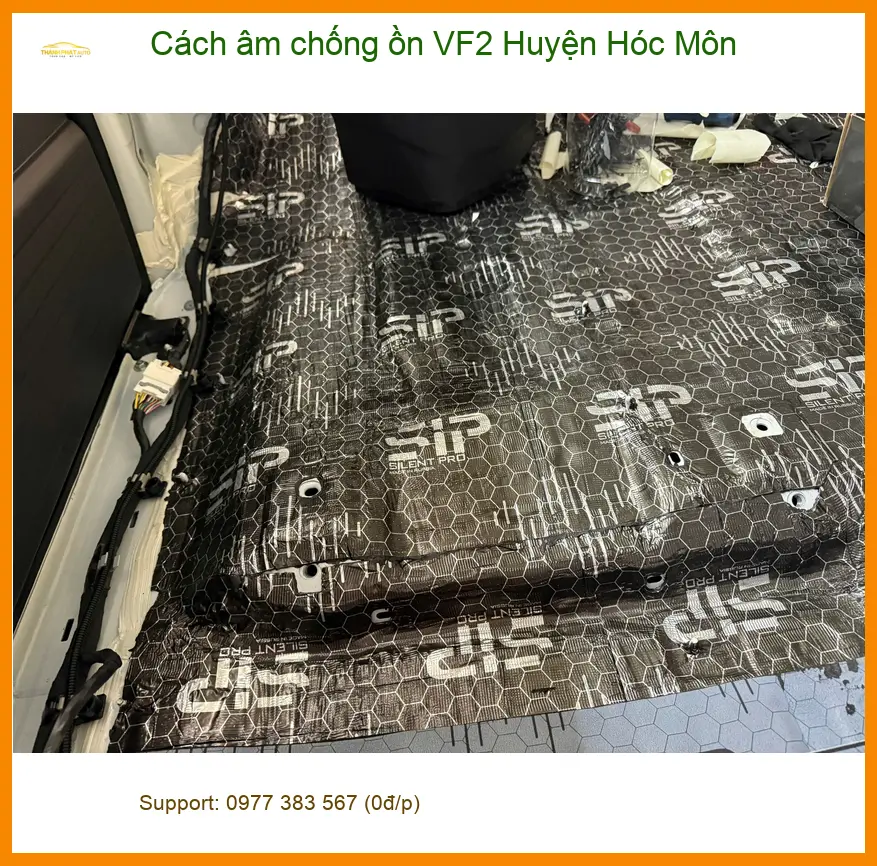 Nơi Lắp Cách Âm Chống Ồn Ô Tô VF2 Huyện Hóc Môn - Giá Tốt TPHCM