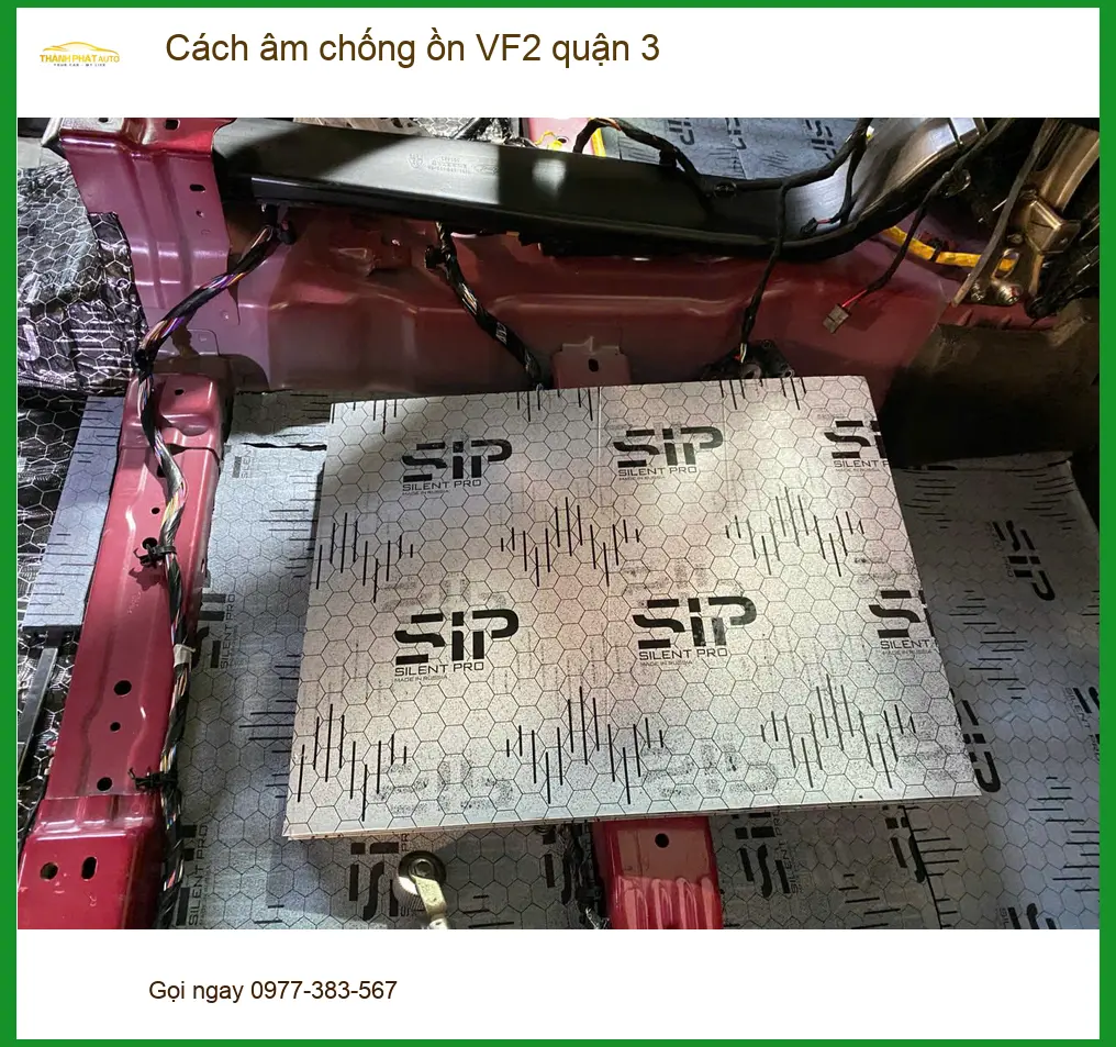 Dịch Vụ Thi Công Cách Âm Chống Ồn Ô Tô âm chống ồn VF2 Tại Quận 3 - Giá Tốt TPHCM ảnh thực tế 2